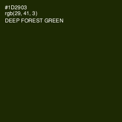 #1D2903 - Deep Forest Green Color Image